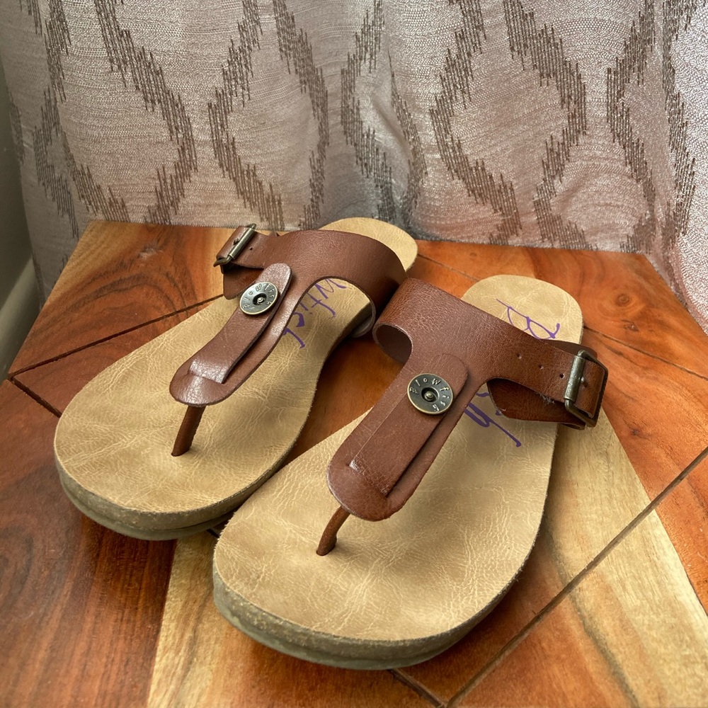 Blowfish Leather Flip Flops